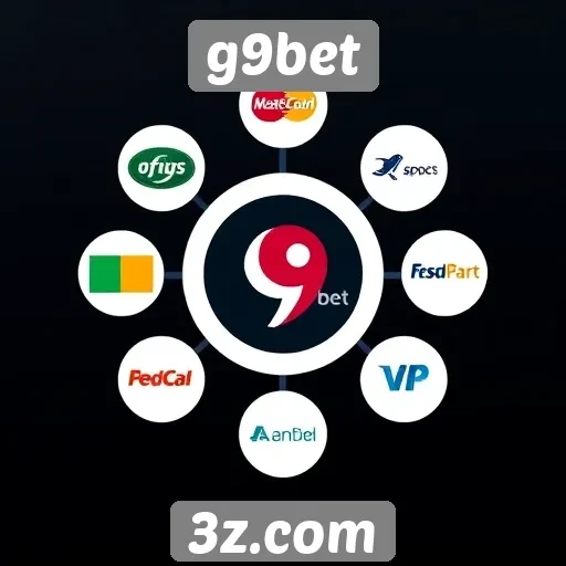 Opções de pagamento disponíveis no G9bet